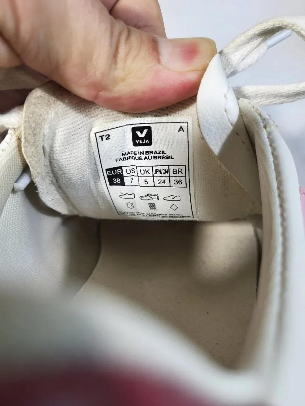 Veja Campo Pink and Burgundy - Size 7